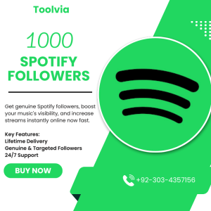 Spotify 1k Follower